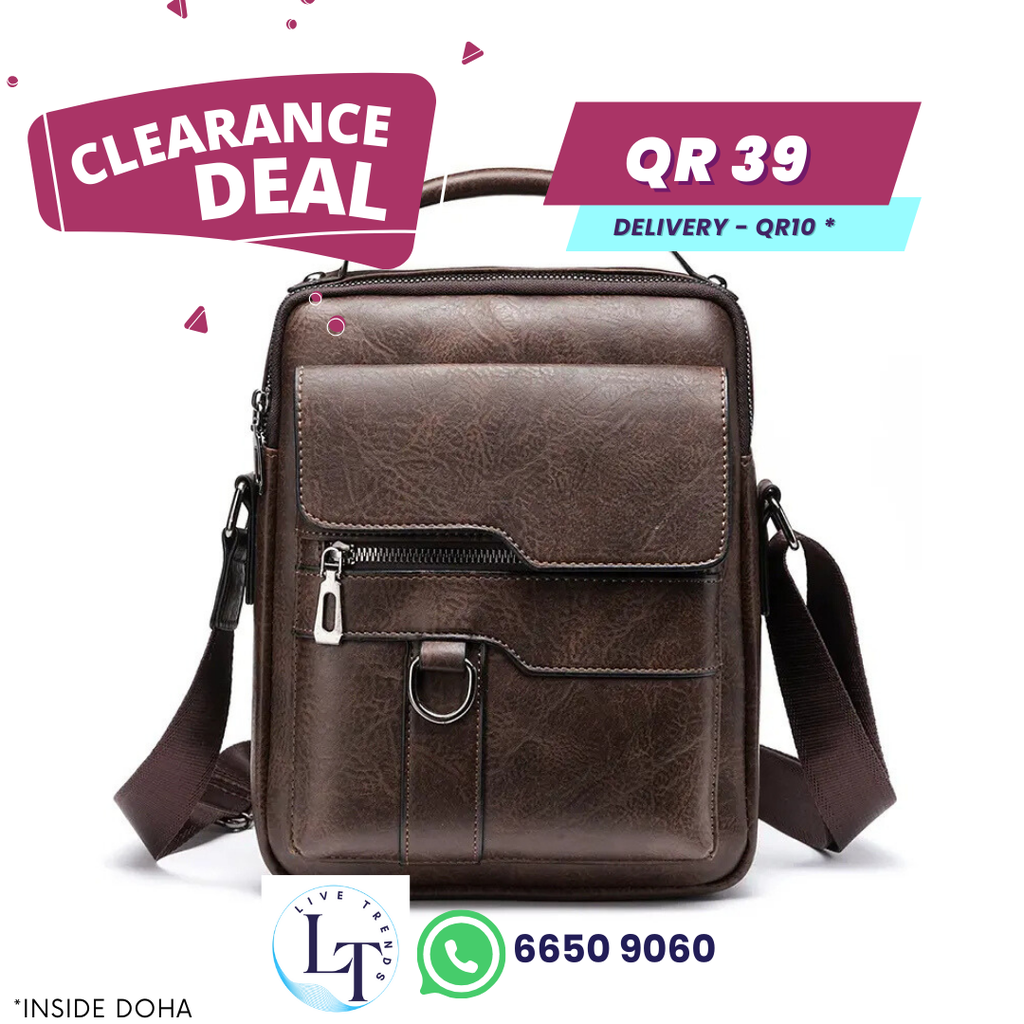 Cross Body Messenger Bag 2-4 #D.Brown