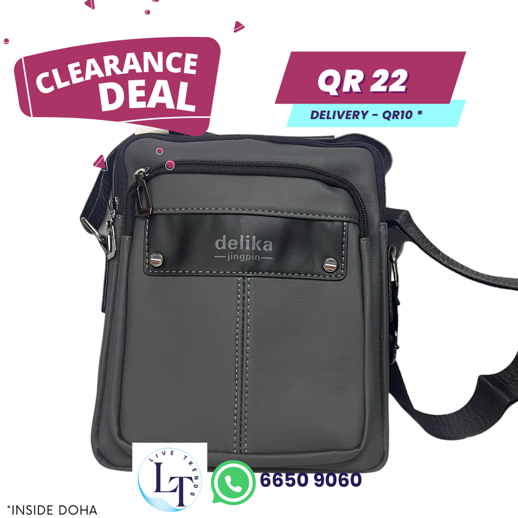 Cross Body Messenger Bag 2-5 #GREY
