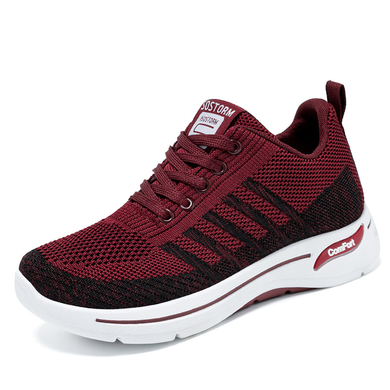 [S5MRN36] Women Comfort Light Weight Shoes (Maroon, 36)