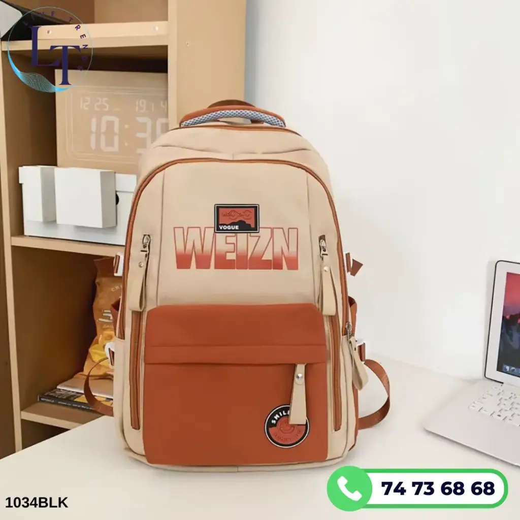 [1034BRN] Back Pack 1034 Brown
