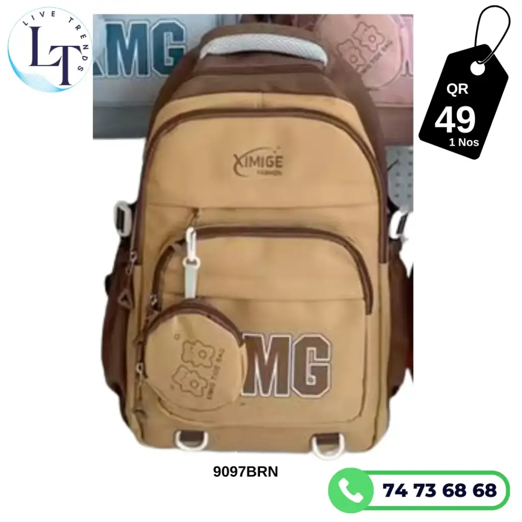 [9097BRN] Back Pack 9097 BROWN